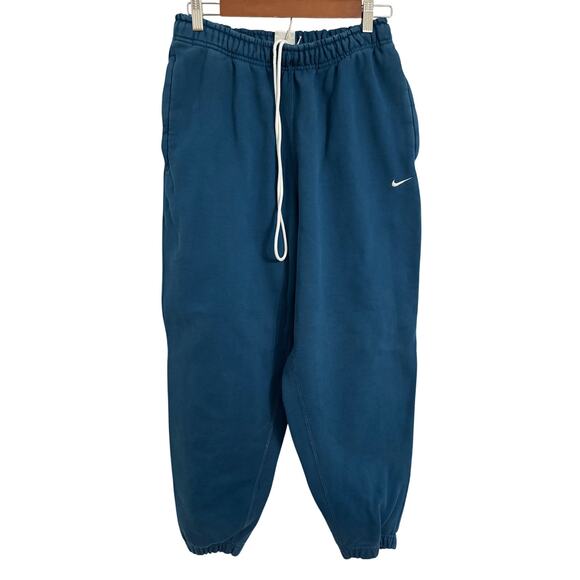 Nike Men's Med Blue Cozy Warm Sweatpants Joggers Loungewear Athleisure Active - Picture 1 of 9